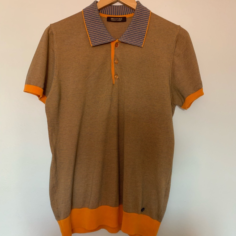 Briatore Italian couture short sleeve polo.
